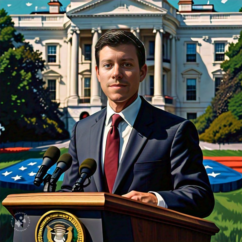 Andrew Hall at the White House